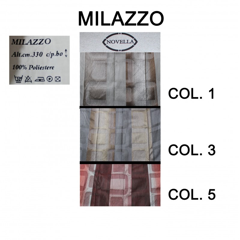 Tenda Milazzo | Altezza 330 cm con piombo