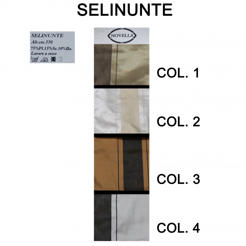 Tenda Selinunte Jacquard double seta bambù | Altezza 330 cm